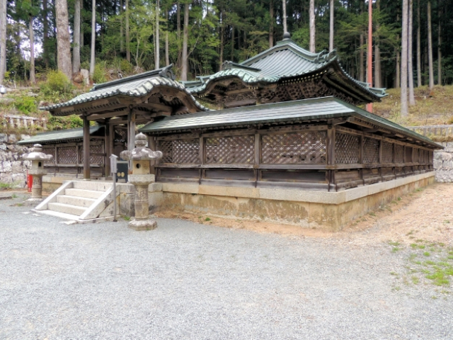 位牌が祀られている徳川家霊台（和歌山県伊都郡高野町）