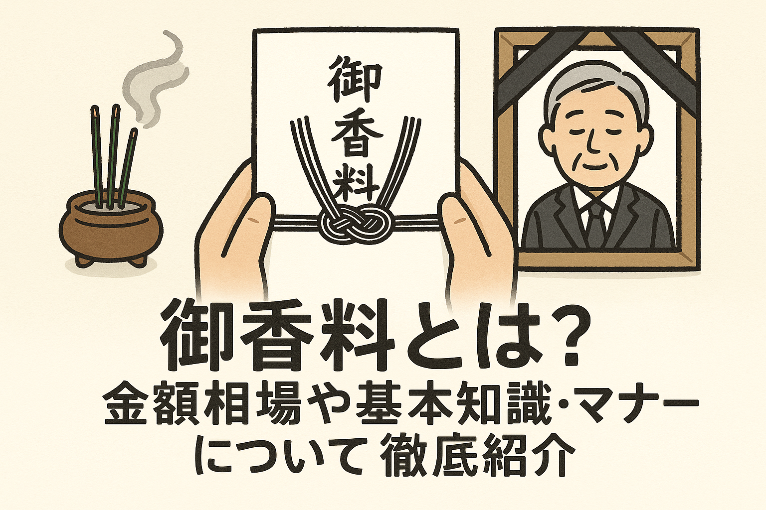 御香料とは？金額相場や基本知識・マナーについて徹底紹介