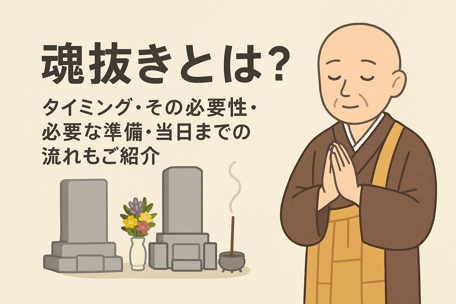 魂抜きとは？～必要性や適切なタイミング・準備から当日の流れまでを解説します～