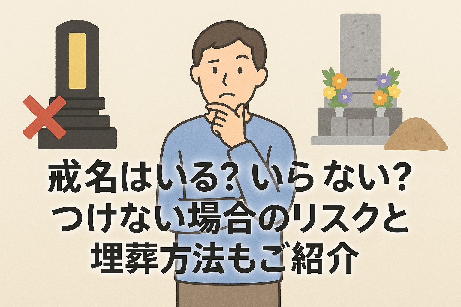 戒名はいる？いらない？戒名の意味や必要性、つけなかった場合の注意点を解説します