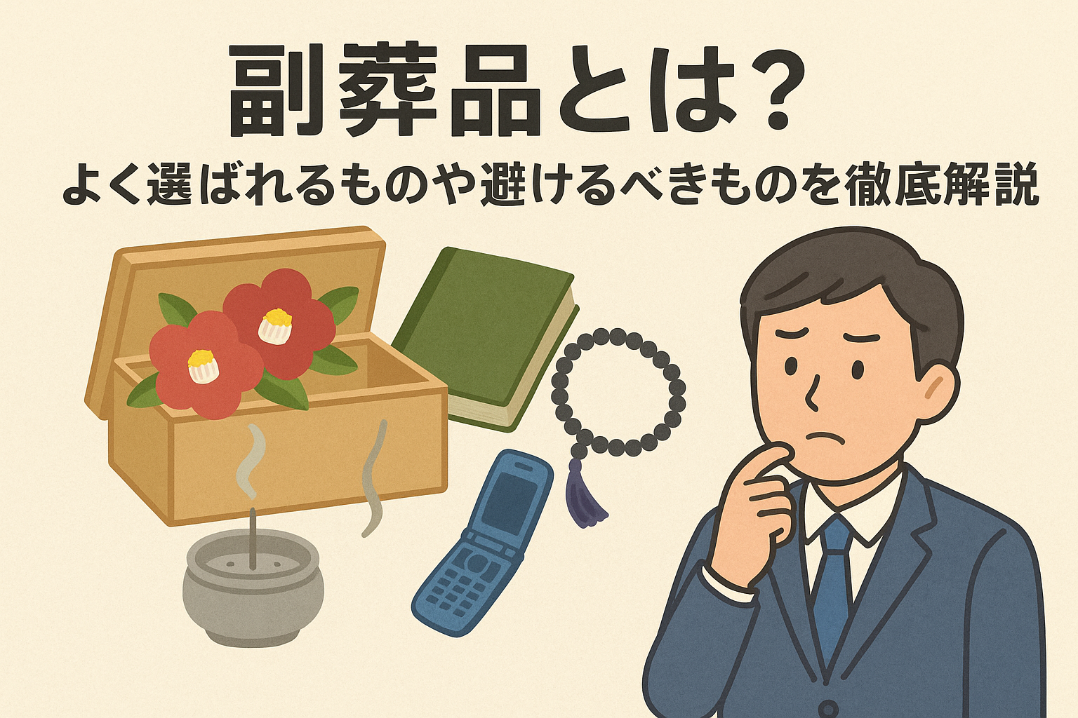 副葬品とは？よく選ばれるものや避けるべきものを徹底解説